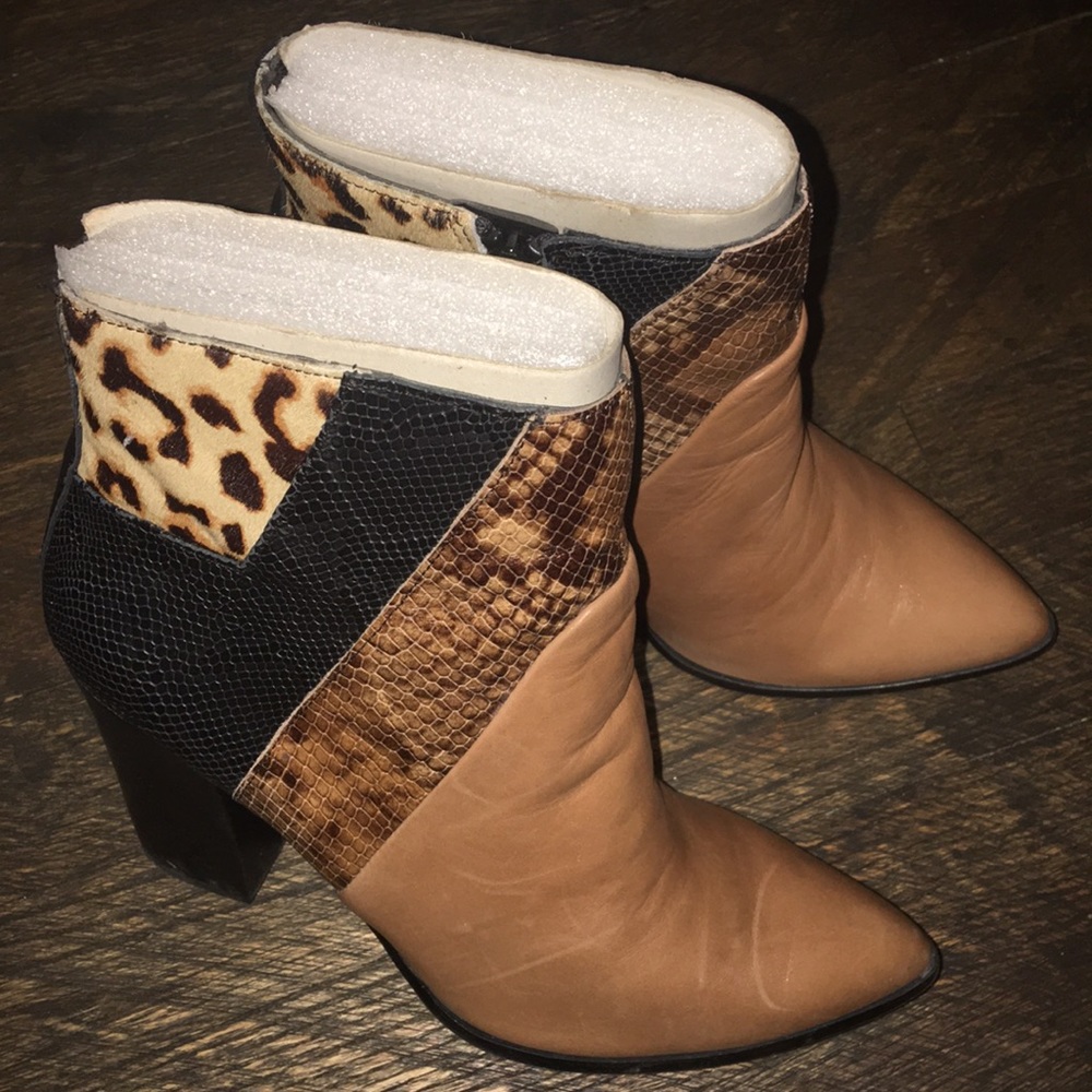 ALDO leather ankle booties